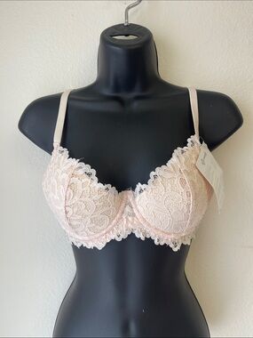 MIA Lace Underwire Bra in Soft Blush
